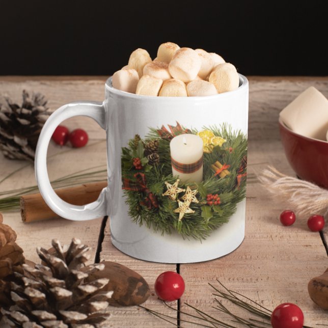 Adventskranz Kaffeetasse (Advent Wreath Coffee Mug)