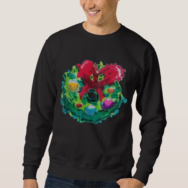 Adventskranz Sweatshirt (Vorderseite)