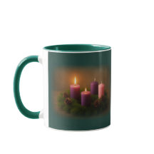 Adventskranz – Zweite Adventswoche Kaffeetasse