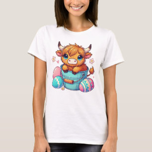 Adventskuh in einem Eimer - Niedlich Ostern T-Shirt