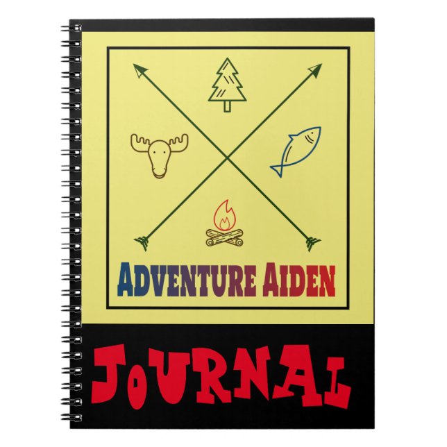Adventure Aiden Journal Notizblock (Vorderseite)