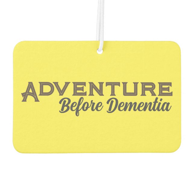 "Adventure" Air Freshener Autolufterfrischer (Rückseite)