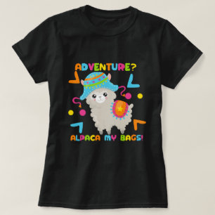 Adventure Alpaca My Bags Spaß T-Shirt