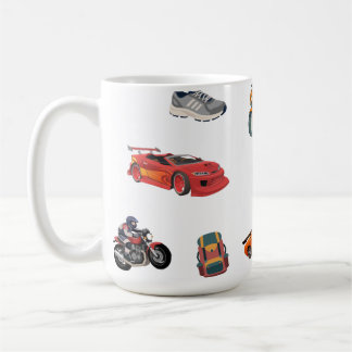 Adventure and Racing Enthusiast Peel and Stick  Kaffeetasse