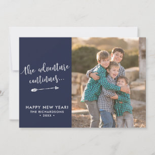Adventure Arrow Script Neujahrskarte Feiertagskarte