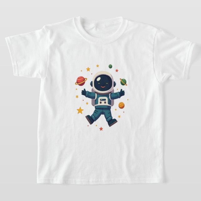 Adventure Astronaut im Weltraum T-Shirt (Ablage )
