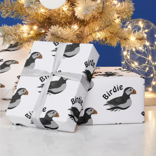 Adventure Atlantic Puffin Cartoon Geschenkpapier