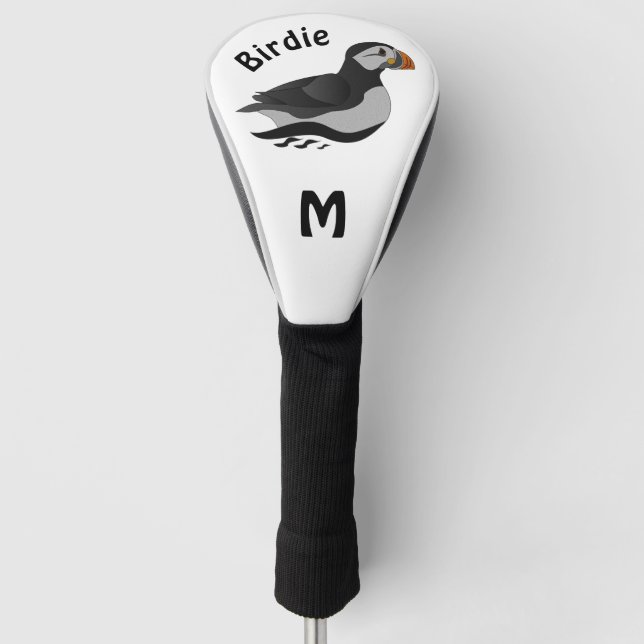 Adventure Atlantic Puffin Cartoon Golf Headcover (Vorderseite)