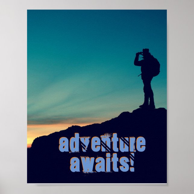 Adventure Attend ! - affiche murale (Devant)
