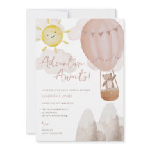 Adventure Attend Baby shower Invitation
