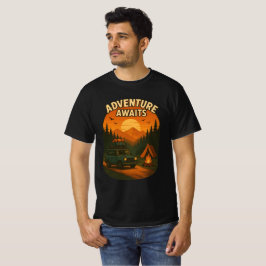 Adventure Attend T-Shirt Camping | Randonnée, Voya