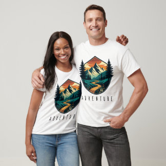 Adventure Attend Vintage T-Shirt Extérieur