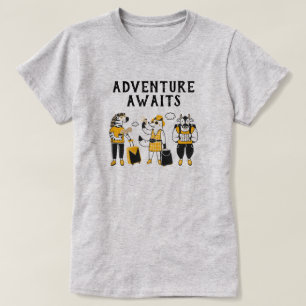 Adventure Await Animaux T-shirt