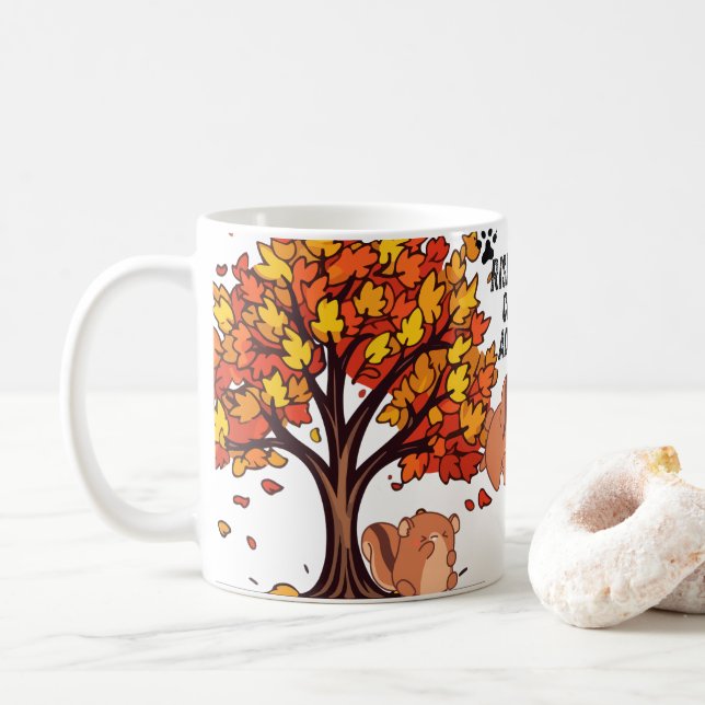 Adventure Await Chipmunk Mug (Avec donut)