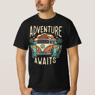 Adventure Await Funny Tshirt