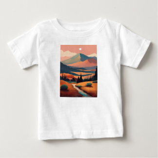 Adventure Await : T-shirt enfant avec Mountain Lan