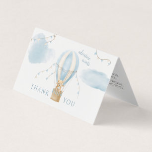 Adventure Await Teddy Bear Baby shower pliable