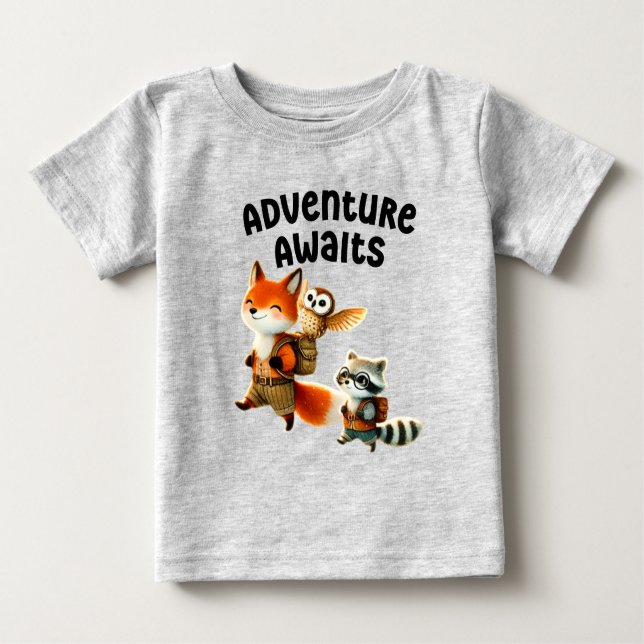 Adventure Await Toddler Tshirt (Devant)