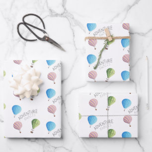 Adventure Await Wrapping Papier à feuilles plates