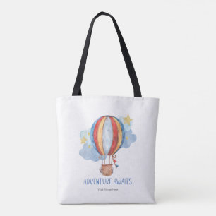 Adventure Awaits Hot Air Ballon Kinderzimmer Baby Tasche