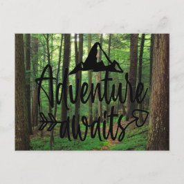 Adventure Awaits Postcard Postkarte