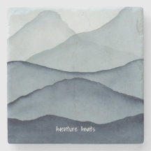 Adventure Awaits Watercolor Mountain