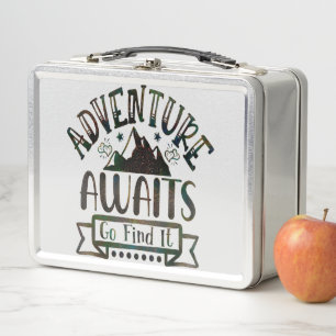 Adventure Awarsts Go It Metal Lunch Box