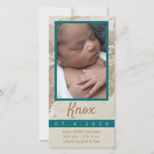 Adventure Baby Foto Ankündigung