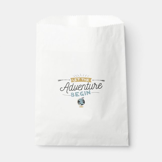 Adventure Baby Showbeutel Geschenktütchen (Vorderseite)