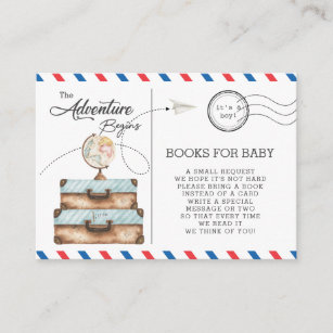 Adventure Baby Showbücher für Baby Begleitkarte