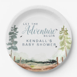 Adventure Baby Shower Pappteller