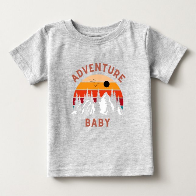 Adventure Baby T-shirt (Vorderseite)