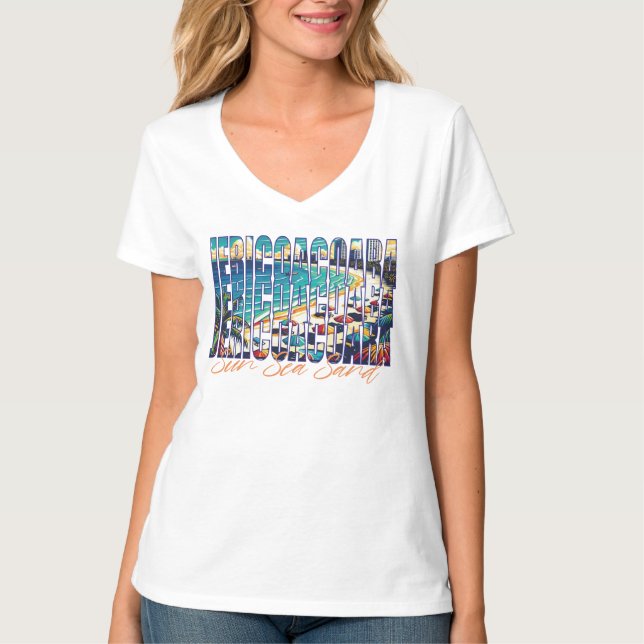 Adventure Beach Sommerurlaub Familienmatching T-Shirt (Vorderseite)