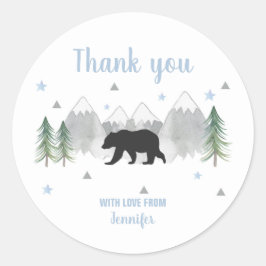 Adventure Bear Sticker Labels - Danke Stickers