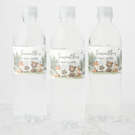 Adventure Begin Woodland Animals Baby Shower