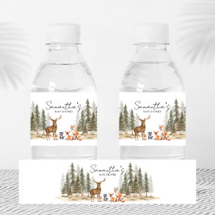 Adventure Begin Woodland Animals Baby Shower