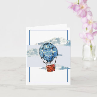 Adventure beginnt Glückwunsch Grußkarte Karte