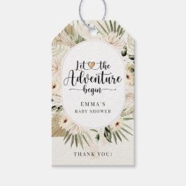 Adventure Begins Boho Floral Baby Dusche Vielen Da Geschenkanhänger