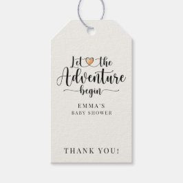 Adventure Begins Boho Floral Baby Dusche Vielen Da Geschenkanhänger