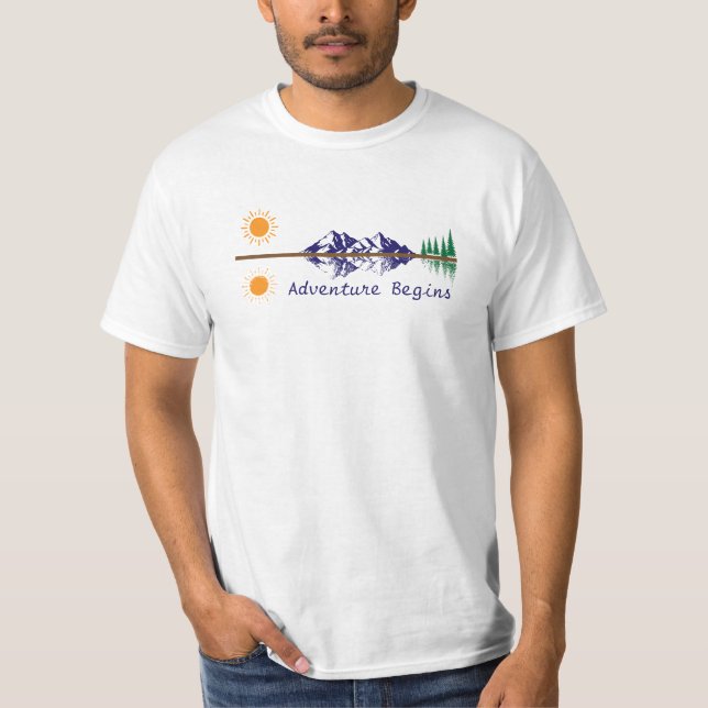 Adventure Begins T-Shirt (Vorderseite)