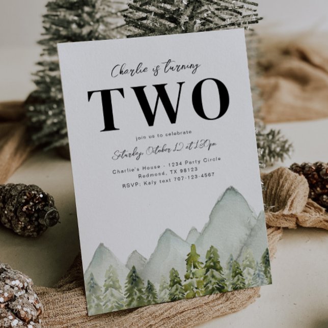 Adventure Birthday Einladung | Gebirge Geburtstag (Von Creator hochgeladen)