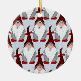 Adventure Black Gnome Xmas Weihnachtskids Keramik Ornament