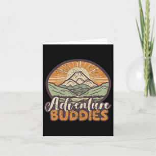 Adventure Buddies Paare Funny Wandern Abenteuer M Karte