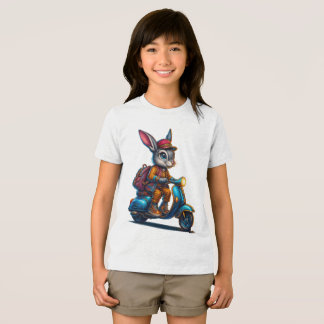 Adventure Bunny Kid's T-Shirt - Niedliches Kaninch Tri-Blend Shirt