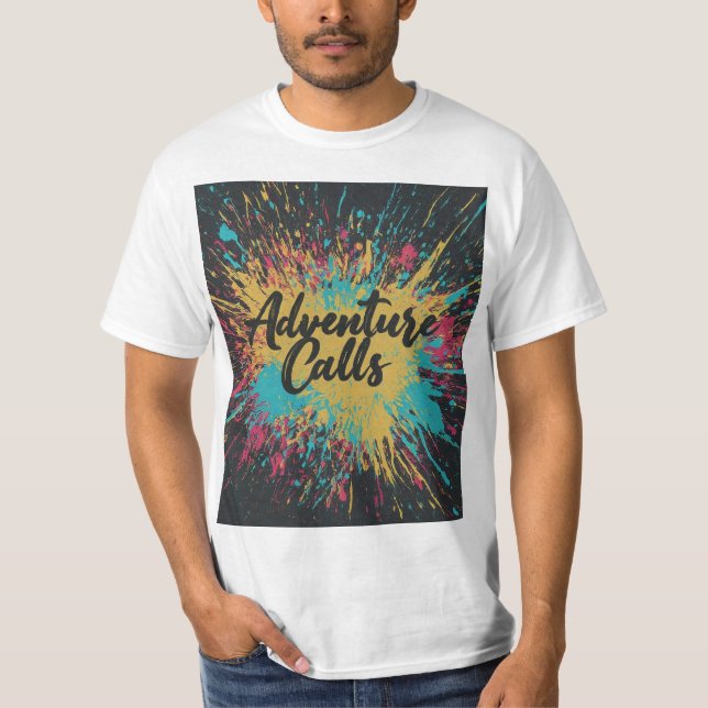 Adventure Calls T-Shirt (Vorderseite)