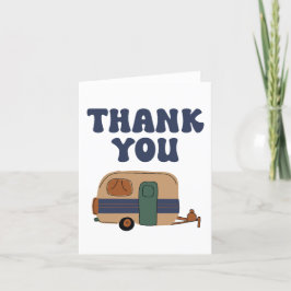 Adventure Camper Dankeschön Card Dankeskarte
