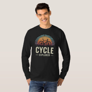 Adventure Cycle Lover Quote"Cycle Explorer" T-Shirt