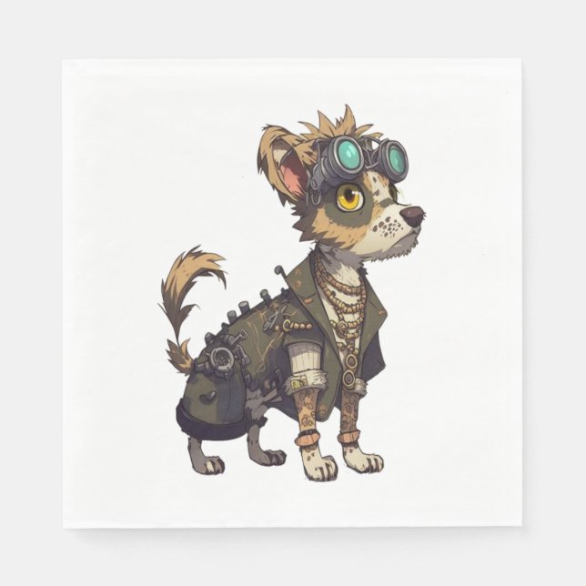 Adventure Dog Serviette (Vorderseite)