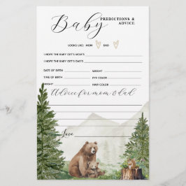 Adventure erwartet Gender Neutral Baby Shower Game