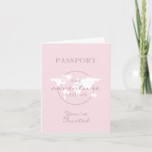 Adventure fängt Passport Reisen Thema Kinderdusche